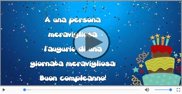 Buon compleanno!