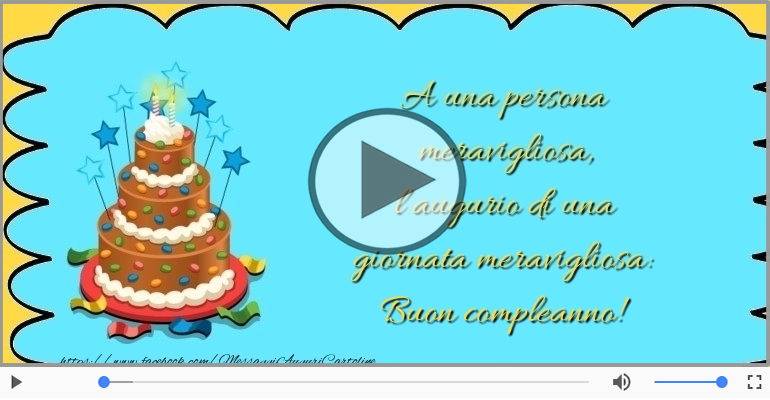 Buon compleanno!