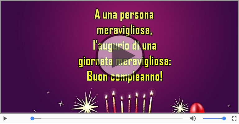 Buon compleanno!