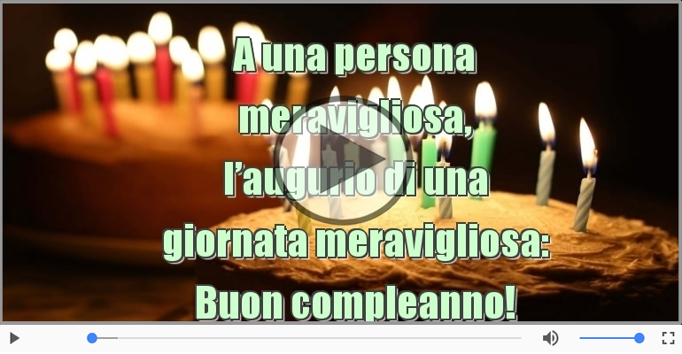 Buon compleanno!