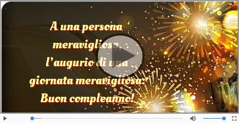 Buon compleanno!