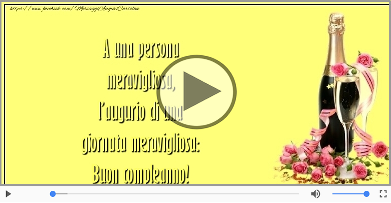 Buon compleanno!