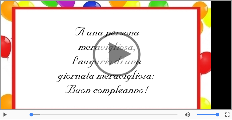 Buon compleanno!