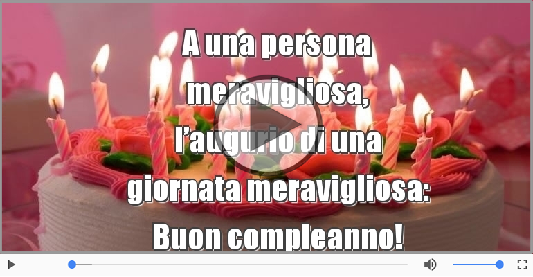 Buon compleanno!