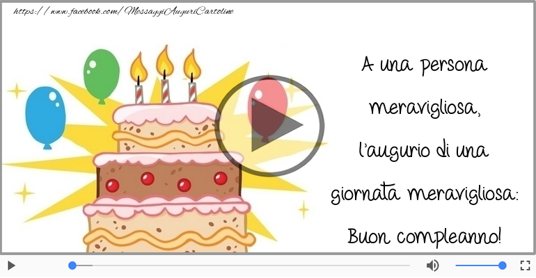 Buon compleanno!