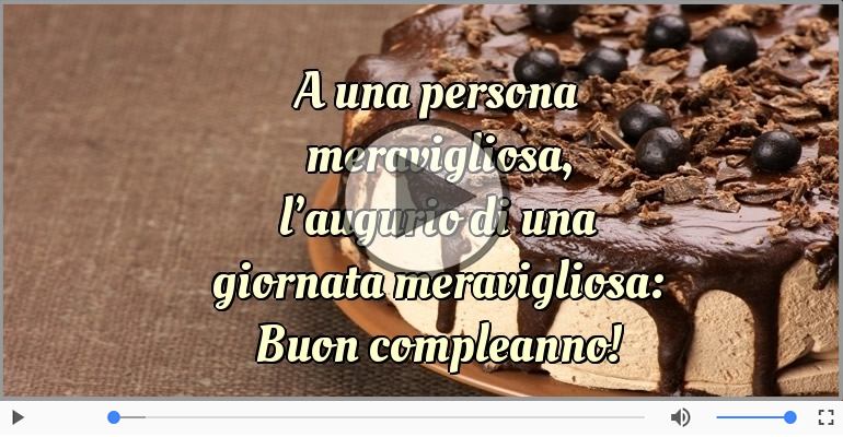 Buon compleanno!
