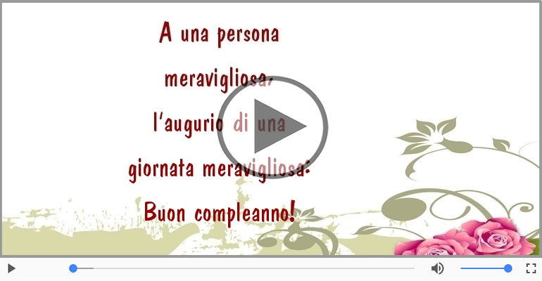 Buon compleanno!