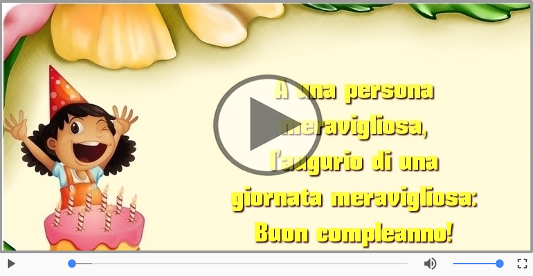 Buon compleanno!