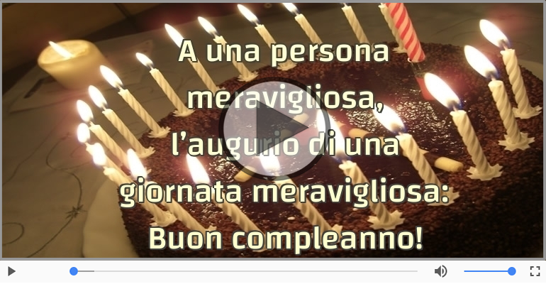Buon compleanno!