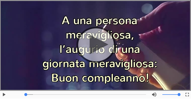 Buon compleanno!