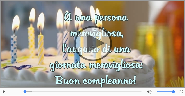Buon compleanno!