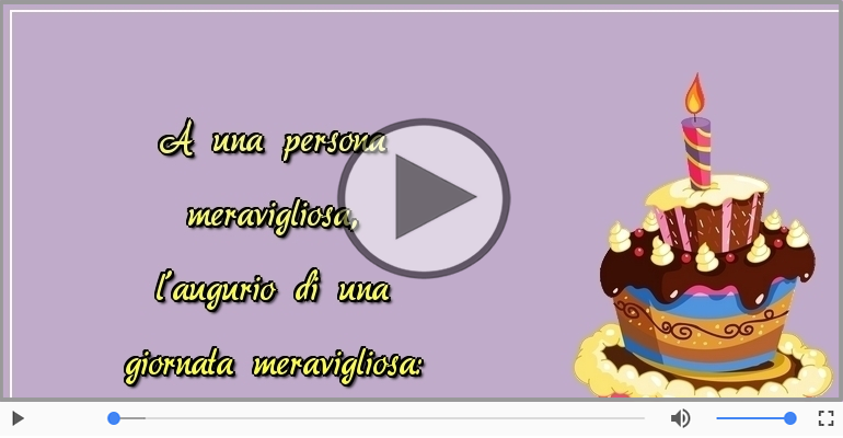 Buon compleanno!