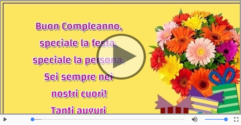 Buon compleanno!