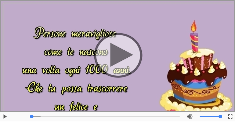 Buon compleanno!