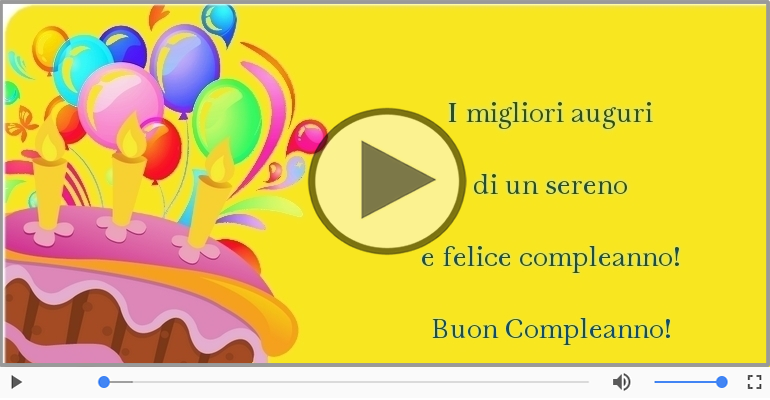 Buon Compleanno!