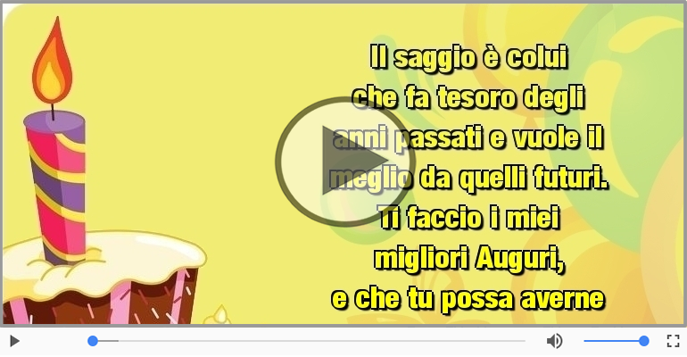 Ti faccio i miei migliori Auguri