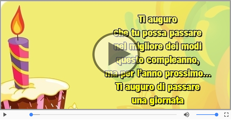Buon compleanno!