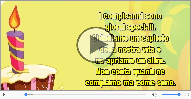 Buon compleanno!