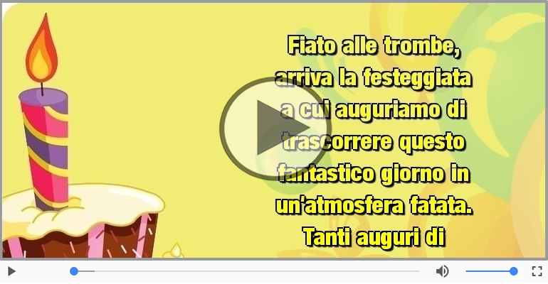 Tanti auguri di Buon Compleanno!