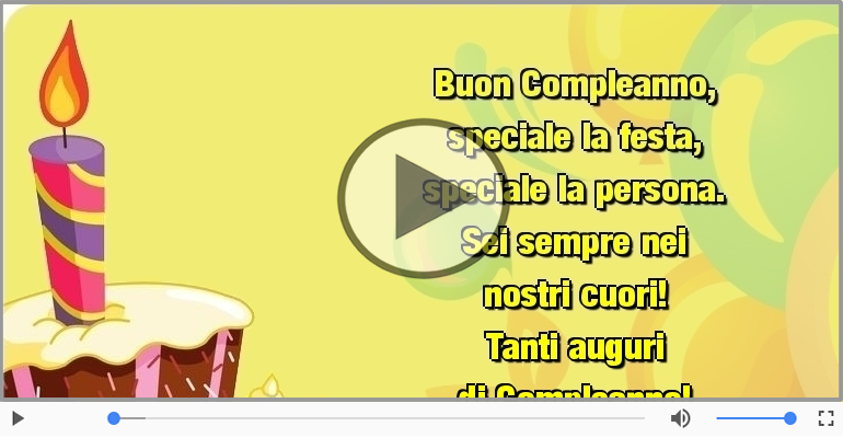 Buon compleanno!