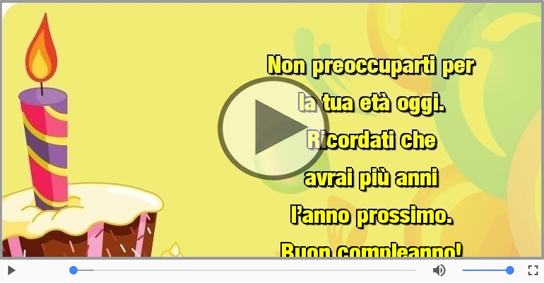 Buon compleanno!