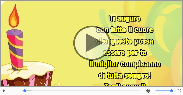 Tanti auguri!