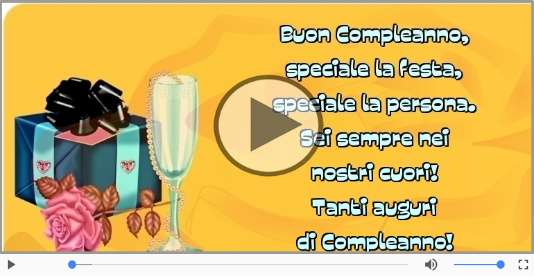 Buon compleanno!