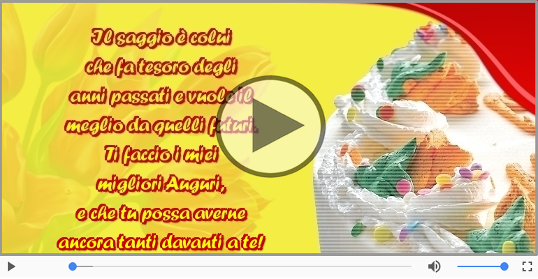 Ti faccio i miei migliori Auguri