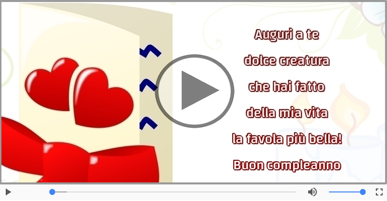 Buon compleanno amore!