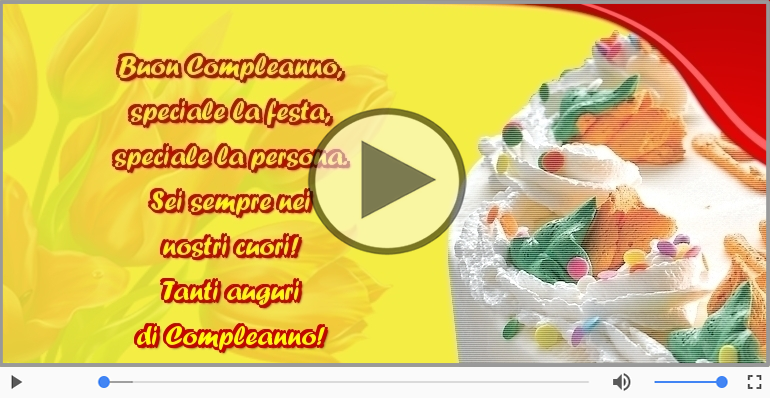 Buon compleanno!