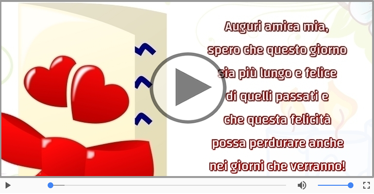 Auguri amica mia... Buon compleanno!