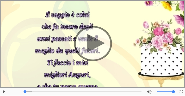 Ti faccio i miei migliori Auguri