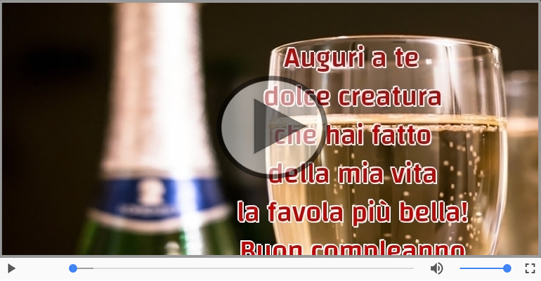 Buon compleanno amore!