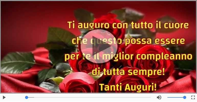 Tanti Auguri! Buon Compleanno!