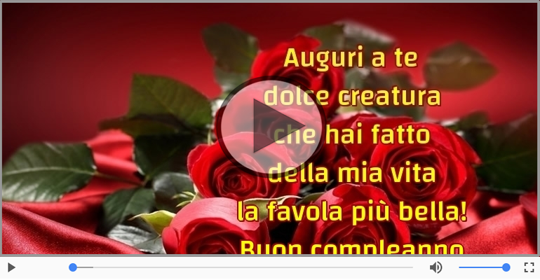 Buon compleanno amore!