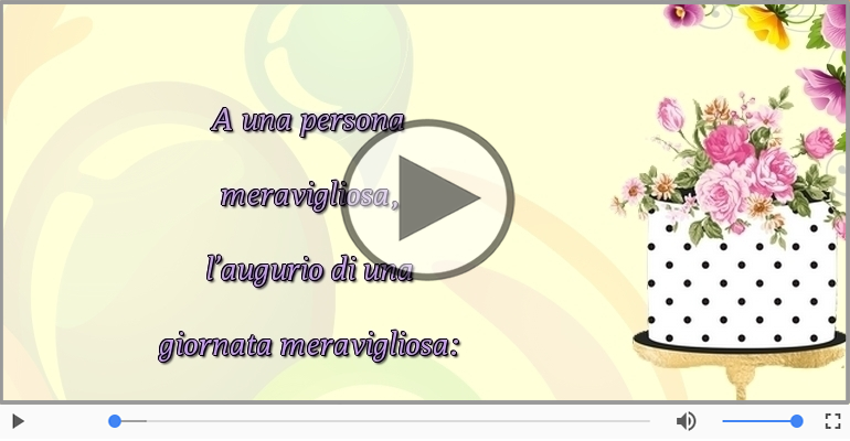 Buon compleanno!