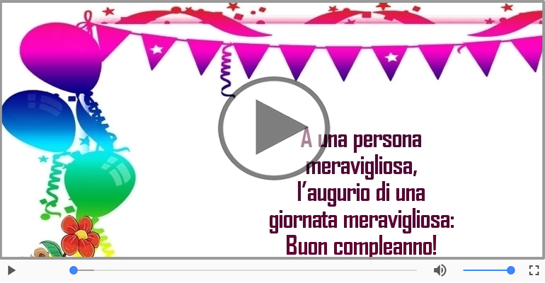 Buon compleanno!