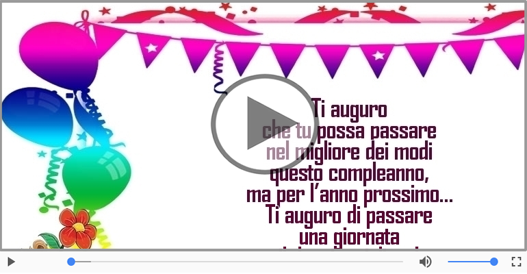 Buon compleanno!