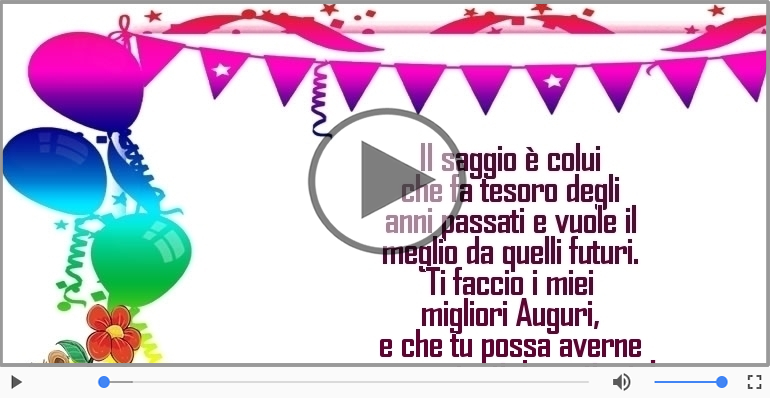 Ti faccio i miei migliori Auguri