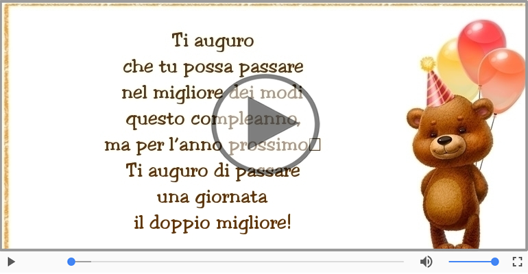 Buon compleanno!