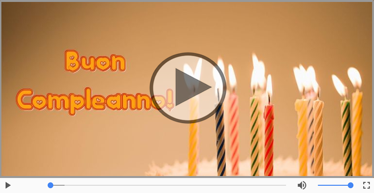 Buon compleanno!