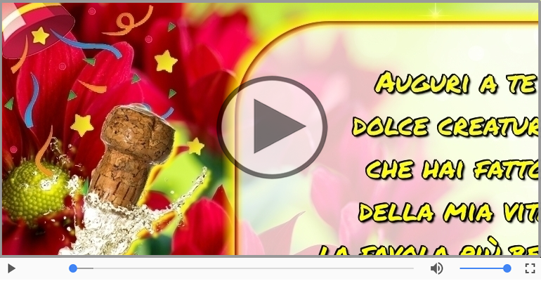 Buon compleanno amore!
