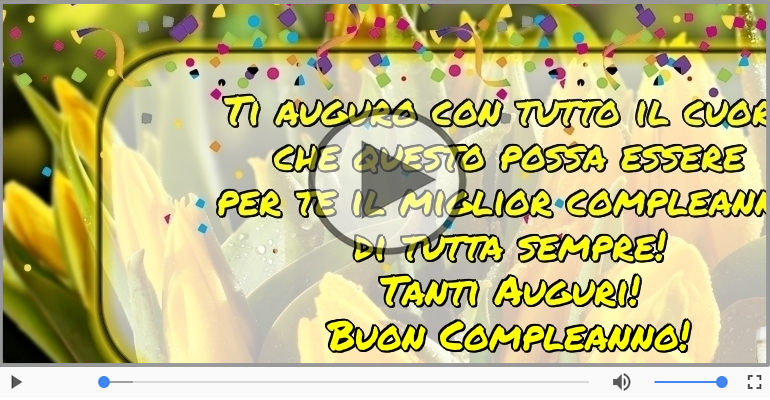 Tanti Auguri! Buon Compleanno!