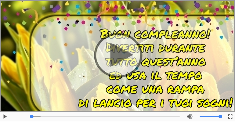 Buon compleanno!
