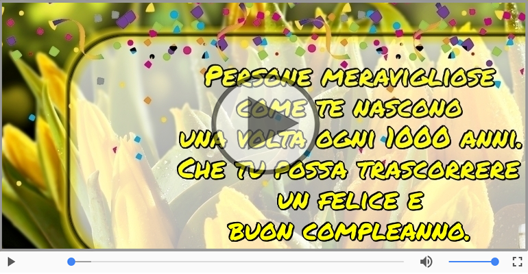 Buon compleanno!
