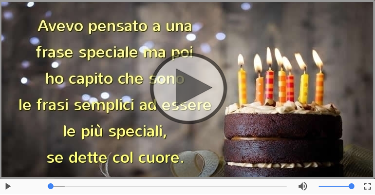 Tanti auguri di Buon compleanno!