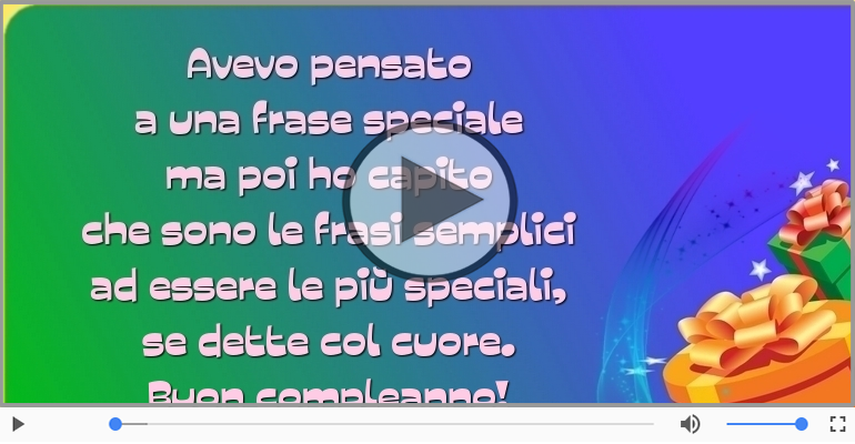Buon compleanno!