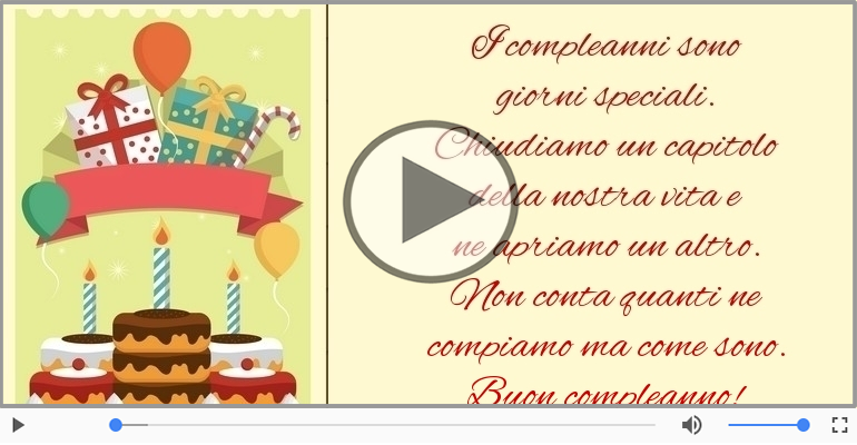 Buon compleanno!