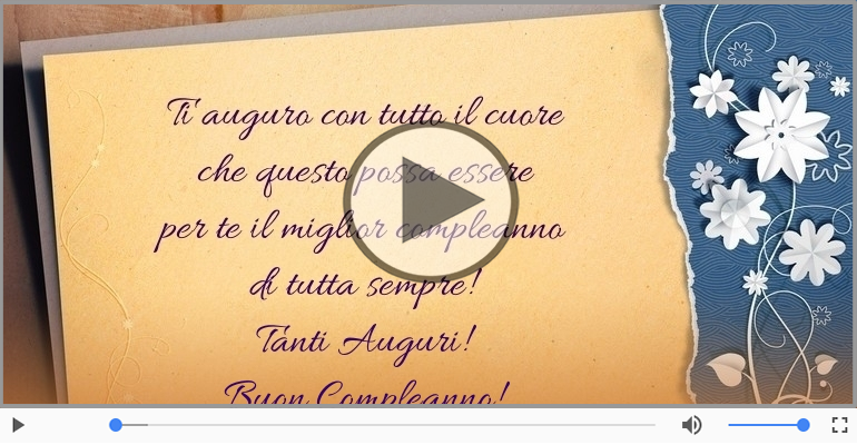 Tanti Auguri! Buon Compleanno!