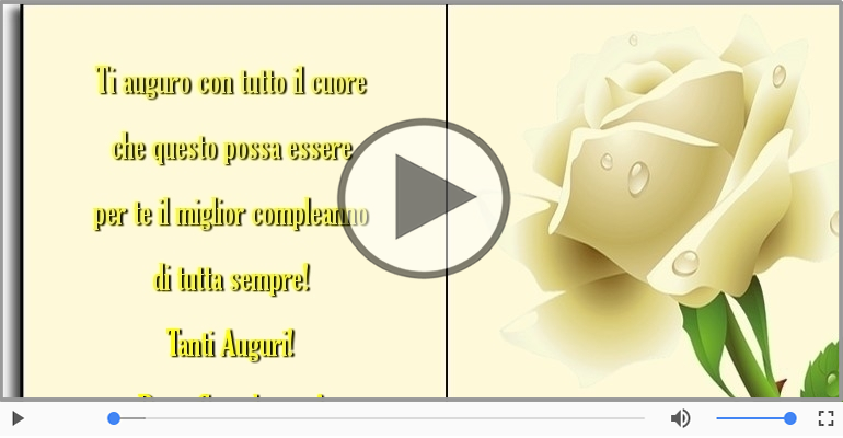 Tanti Auguri! Buon Compleanno!
